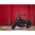 LUIMOTO (Classic) Rider Seat Covers for the HARLEY DAVIDSON Fat Bob (2018+)